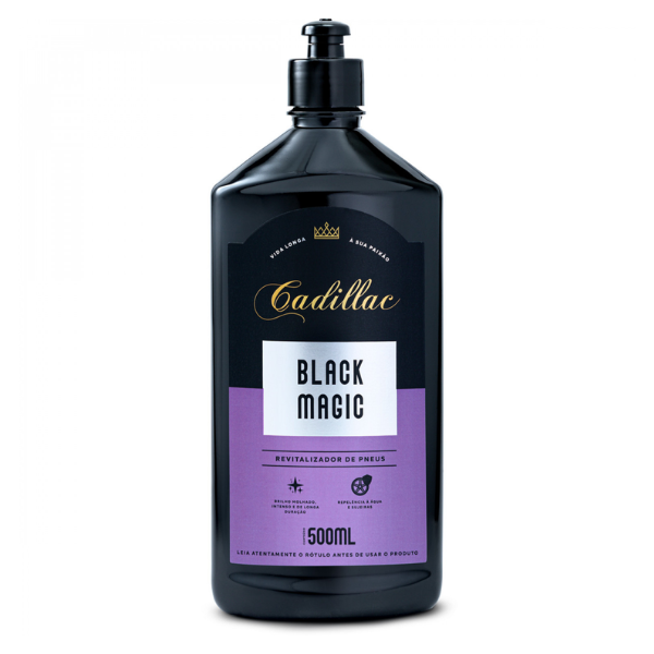 Pneu pretinho Black Magic Cadillac 500ml