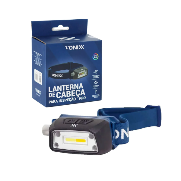 Lanterna de Cabeça Pro para Inspeção Automotiva Vonixx