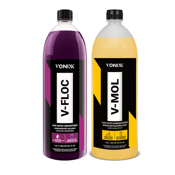 Kit Shampoo V-floc e V-mol 1,5l Vonixx