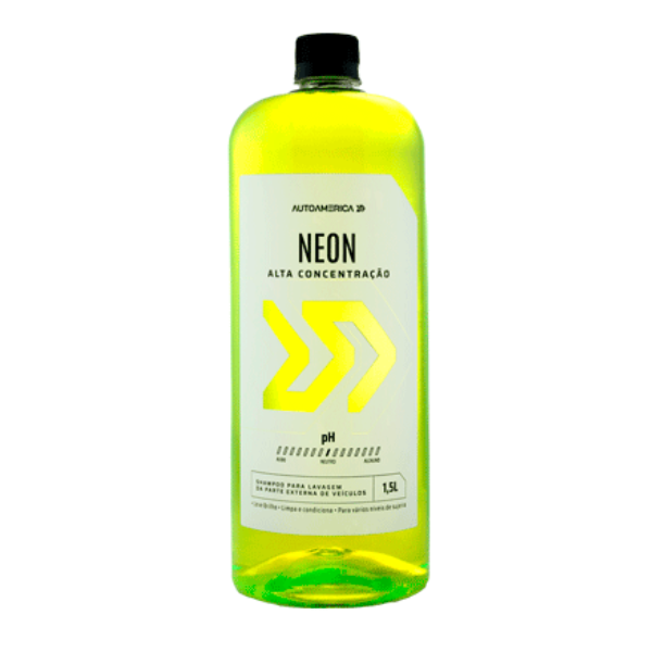 Autoamerica Shampoo Neon Alta Concentração 1:400 1,5 L