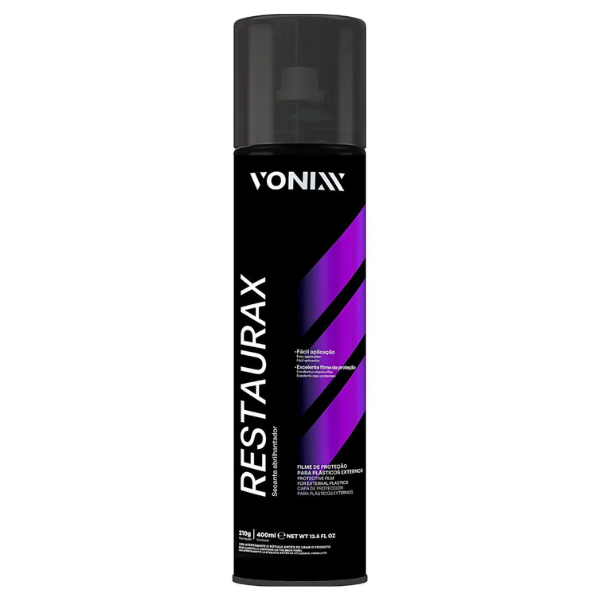 Restaurax Restaurador de Plásticos Spray Aerossol Vonixx 400ml