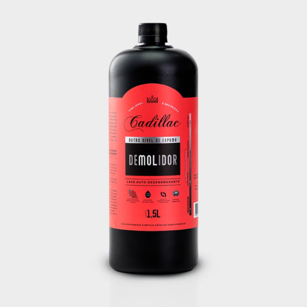 Demolidor Shampoo Desengraxante Sujeira Pesada 1,5L Cadillac