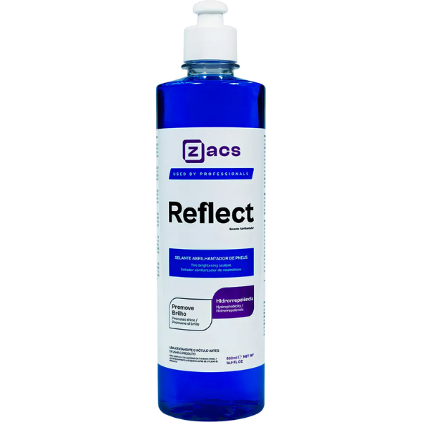 Reflect Zacs Selante Abrilhantador Pretinho para Pneu 500ml
