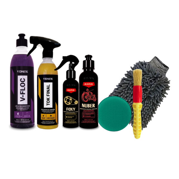 Kit para Limpeza de Moto