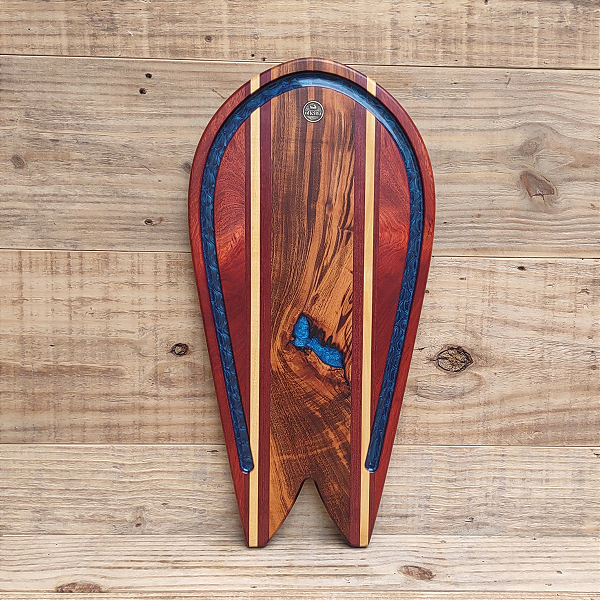 Tabua para churrasco e servir.  Linha praias, modelo FERRUGEM