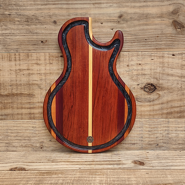 Tabua para churrasco e servir Guitarra