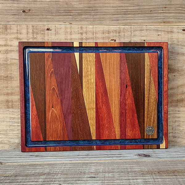 Tabua para churrasco, corte e servir modelo caos