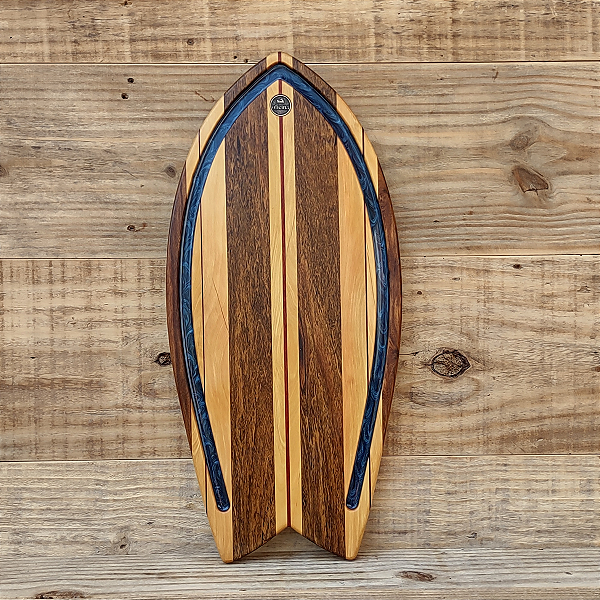 Tabua para churrasco e servir.  Linha praias, modelo FERRUGEM