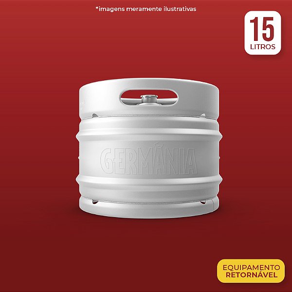 BARRIL CHOPP GERMANIA CLARO 15LT