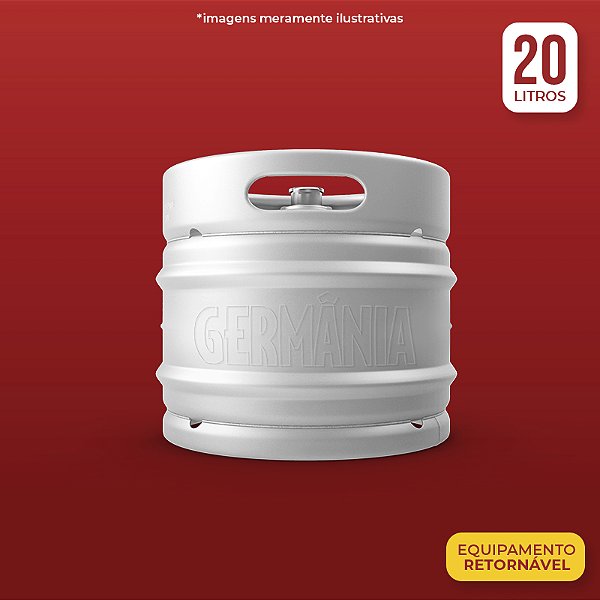 BARRIL CHOPP GERMANIA CLARO  20LT