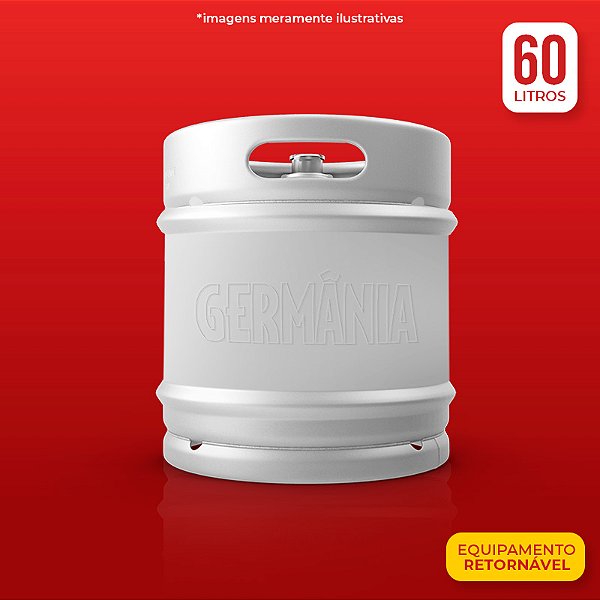 BARRIL CHOPP GERMANIA PILSEN 60LT