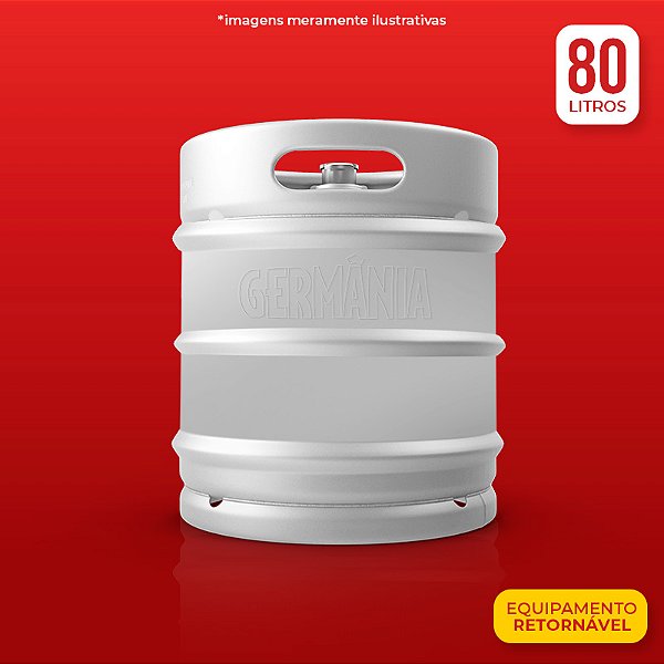 BARRIL CHOPP GERMANIA CLARO  80LT