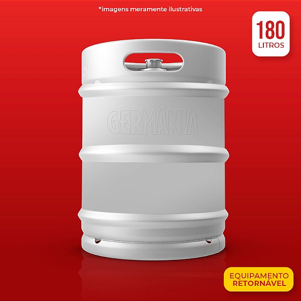 BARRIL CHOPP GERMANIA CLARO  180LT