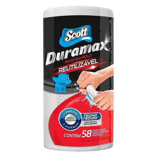 SCOTT DURAMAX PANO REUTILIZÁVEL C/58 UNIDADES