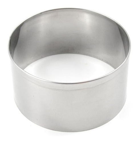 Aro Cortador Para Bolo Redondo 10x10 -  Inox