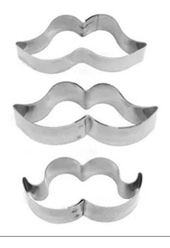 Kit Cortador Bigode - 3 Peças (inox)
