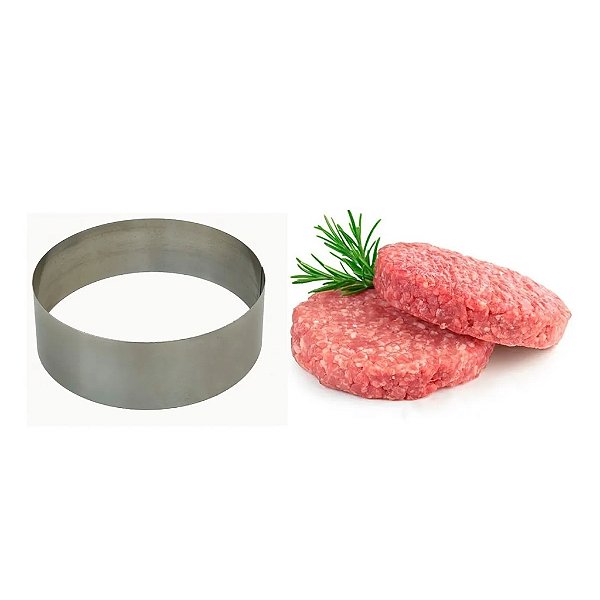Modelador de Hambúrguer - Aço Inox