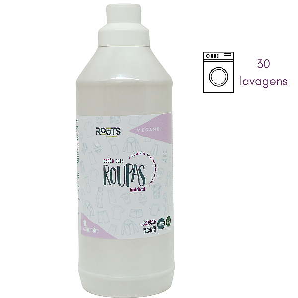 Lava Roupas Concentrado Campestre – Roots Alternativa  1L