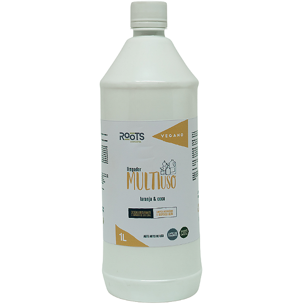 Limpador Multiuso Laranja e Coco - Roots Alternativa 1L