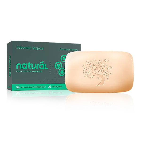 Sabonete em Barra Natural com Extrato de Camomila 80g