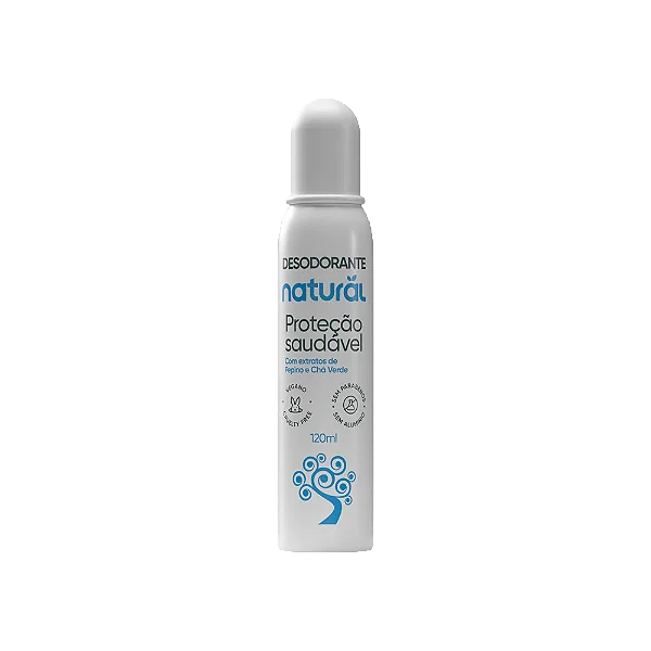 Desodorante Natural com Extratos de Pepino e Chá Verde - Orgânico Natural 120ml
