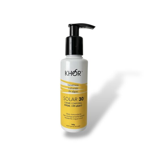 Protetor Solar Físico Natural FPS30  - Khor  140g