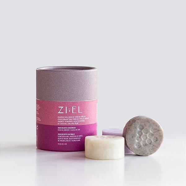 Kit viagem linha uva: shampoo, condicionador e sabonete - Ziel 60g