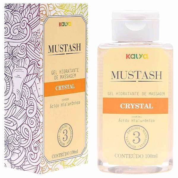 Mustash Crystal Lubrificante Base Água 100Ml Kalya