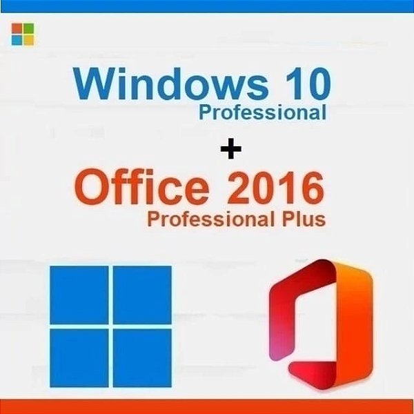 Licença Windows 10 + Office 2016 Pro Plus Original Vitalício