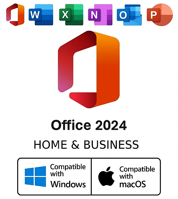 Licença Office 2024 Home and Business Windows e Mac OS