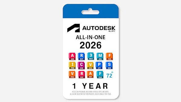 Licença Autodesk Apps Collection 2026 PC Mac Os