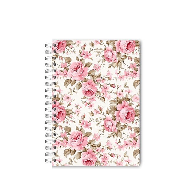 Caderno A5 Rosas e Sonhos