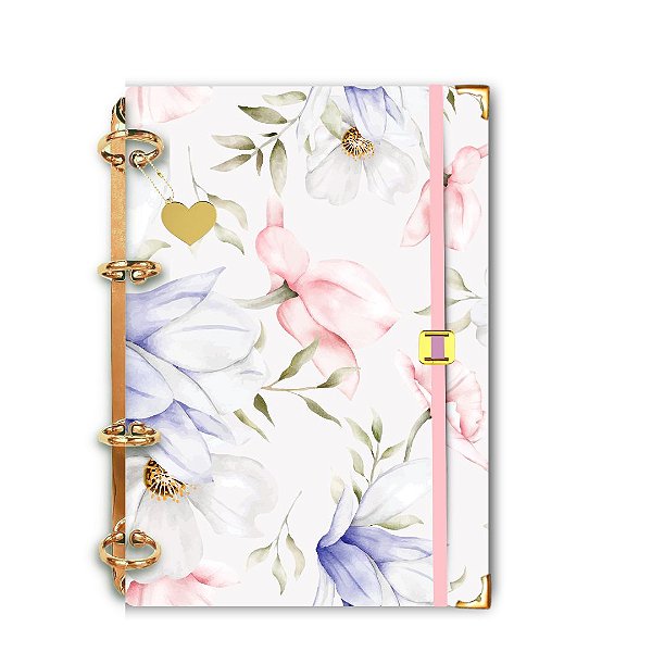 FICHÁRIO A5 Floral Clean