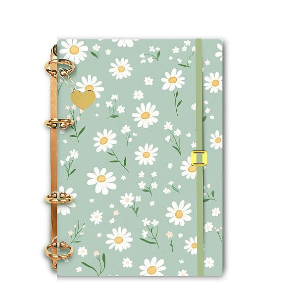 Fichário A5 Jardim das Margaridas