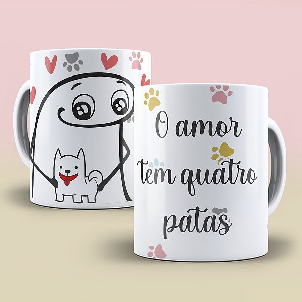 Caneca Flork - O amor tem 4 patas