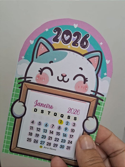 Calendário Gatinho