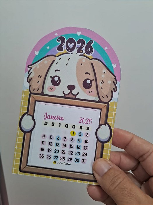 Calendário Cachorrinho