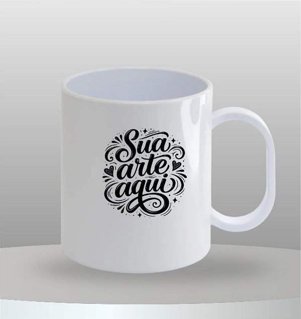 Caneca personalizada - Plástica