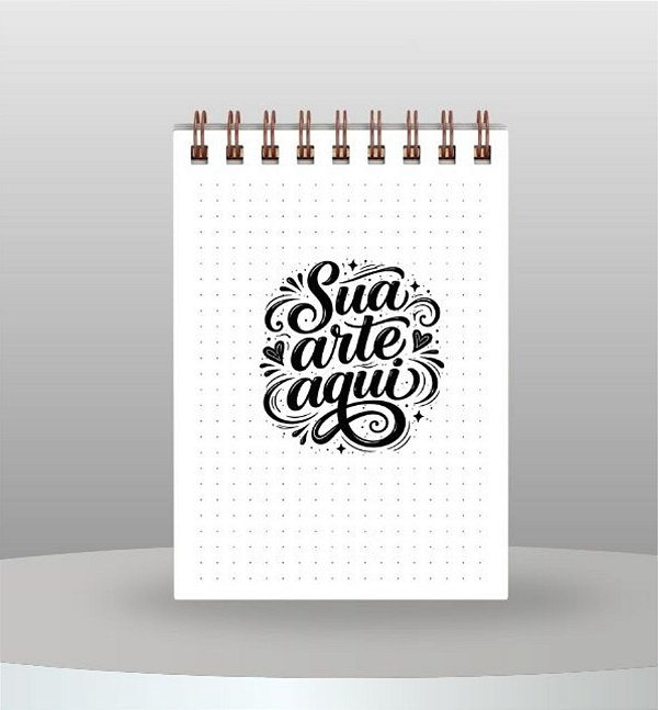 Bloco de anotações A6 personalizado