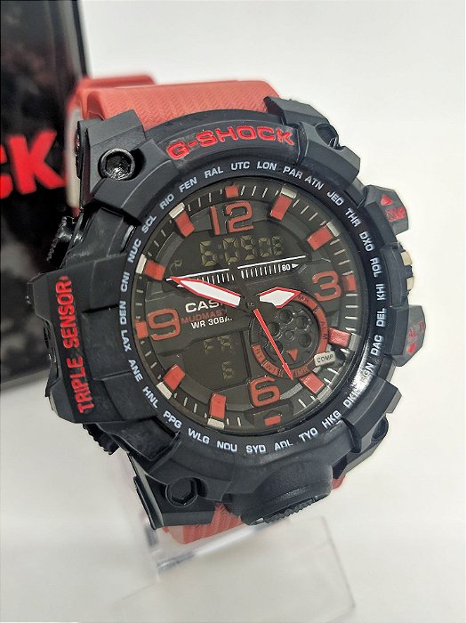 Descubra o G-Shock Borracha Preto à Prova D'Água: Resistência e Estilo em um Único Relógio!