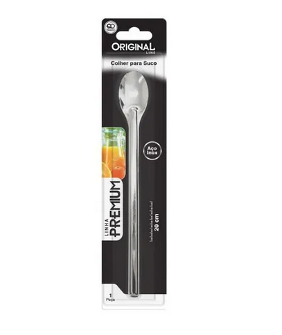 Colher 20cm Para Suco Premium