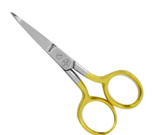Tesoura Inox Reta Para Unha 9 Cm Gold - Mundial