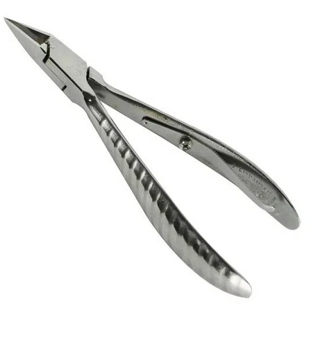 Alicate Inox Para Unha Com Ponta Reta - Mundial