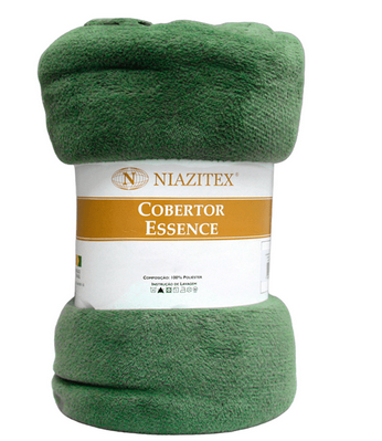 Cobertor Essence Nc 2,20 X 2,40 Verde Selva