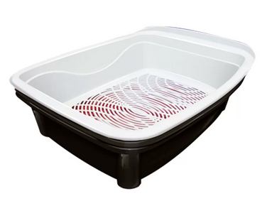 Banheira Classic Plus Furacão Pet Para Gatos Preta