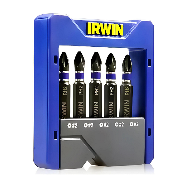 Conjunto de Pontas Philips para Parafusadeiras com 5 Peças Power Bit- Irwin