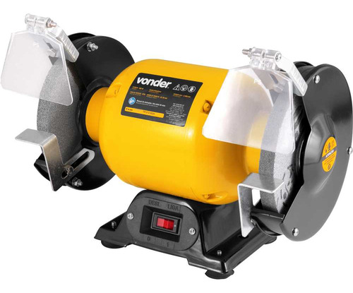 Moto Esmeril de Bancada 220v 6" 360w com 2 Rebolos - Vonder