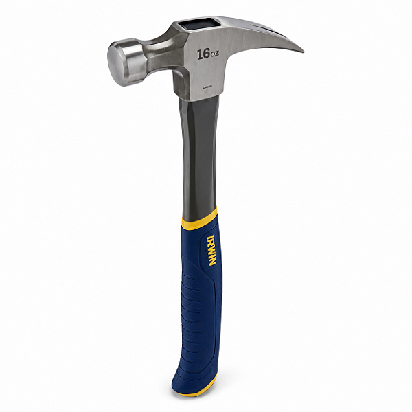 Martelo Unha Magnético Irwin 450g (16oz) - Cabo de Fibra de Vidro