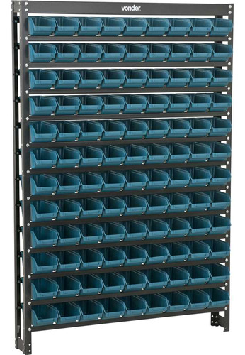 Estante Metálica VONDER com 108 Gaveteiros Nº 3