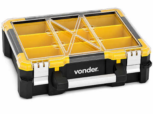 Organizador Plástico VONDER OPV 500 - 9 Compartimentos
